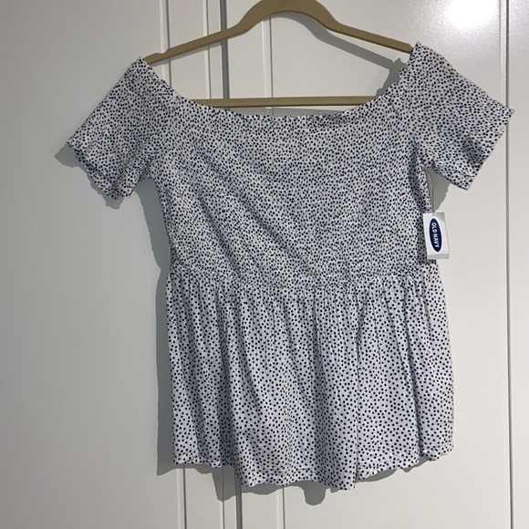 Old Navy polka dot top - Picture 2 of 9